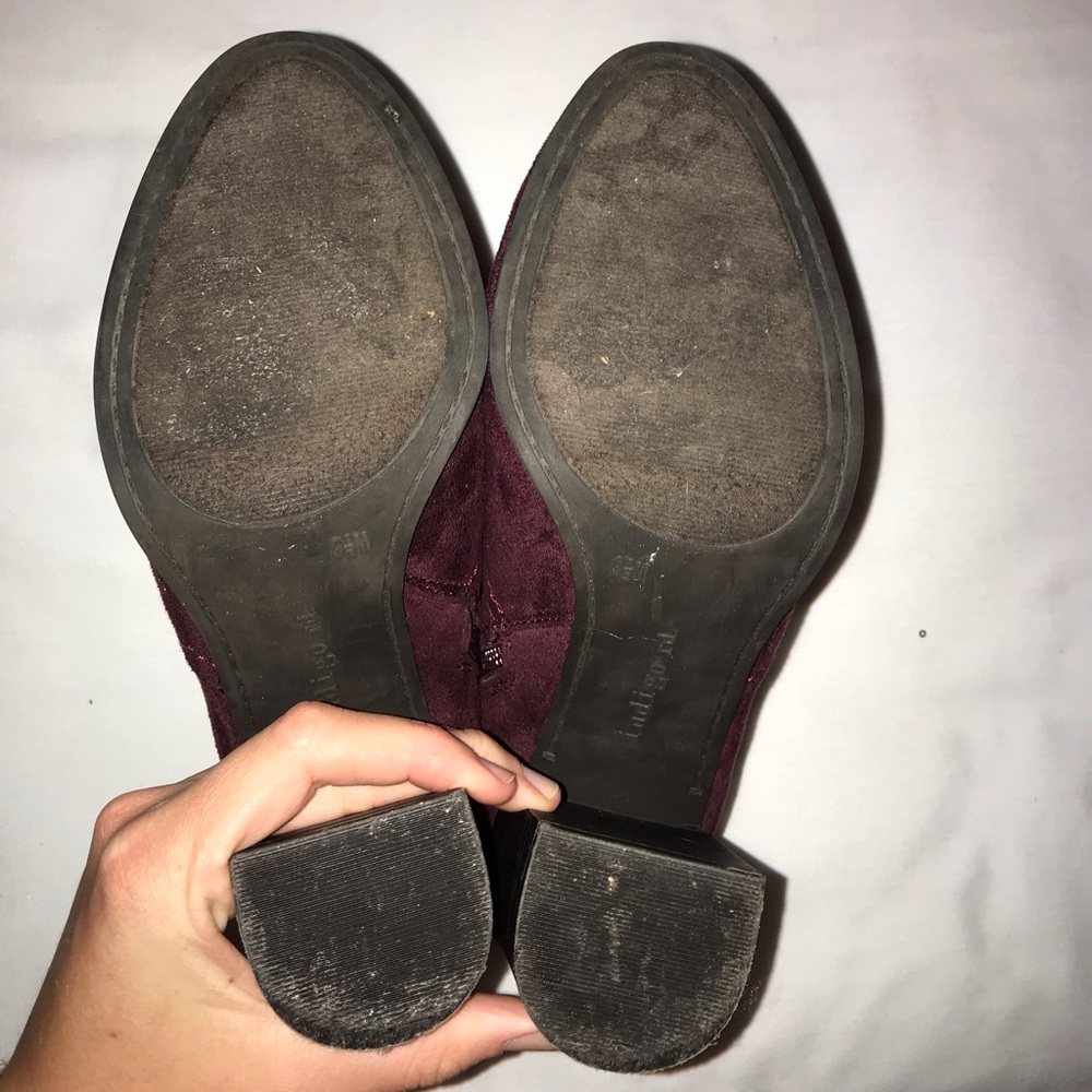 faux suede booties - Picture 7 of 8